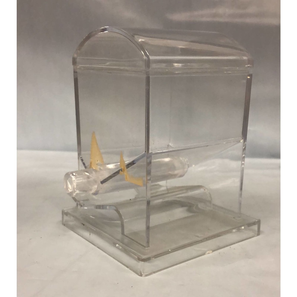 Restaurant Style Plastic Toothpick Dispenser, Clear toothpick dispenser
